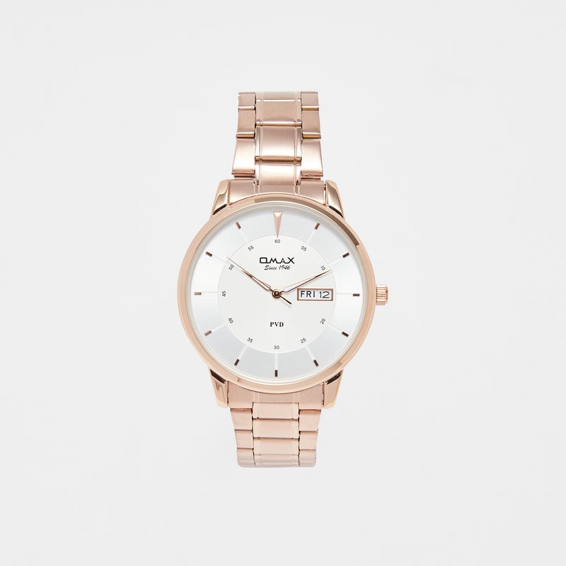 OMAX Men's Rose Gold Analog Wrist Watch - Image 1